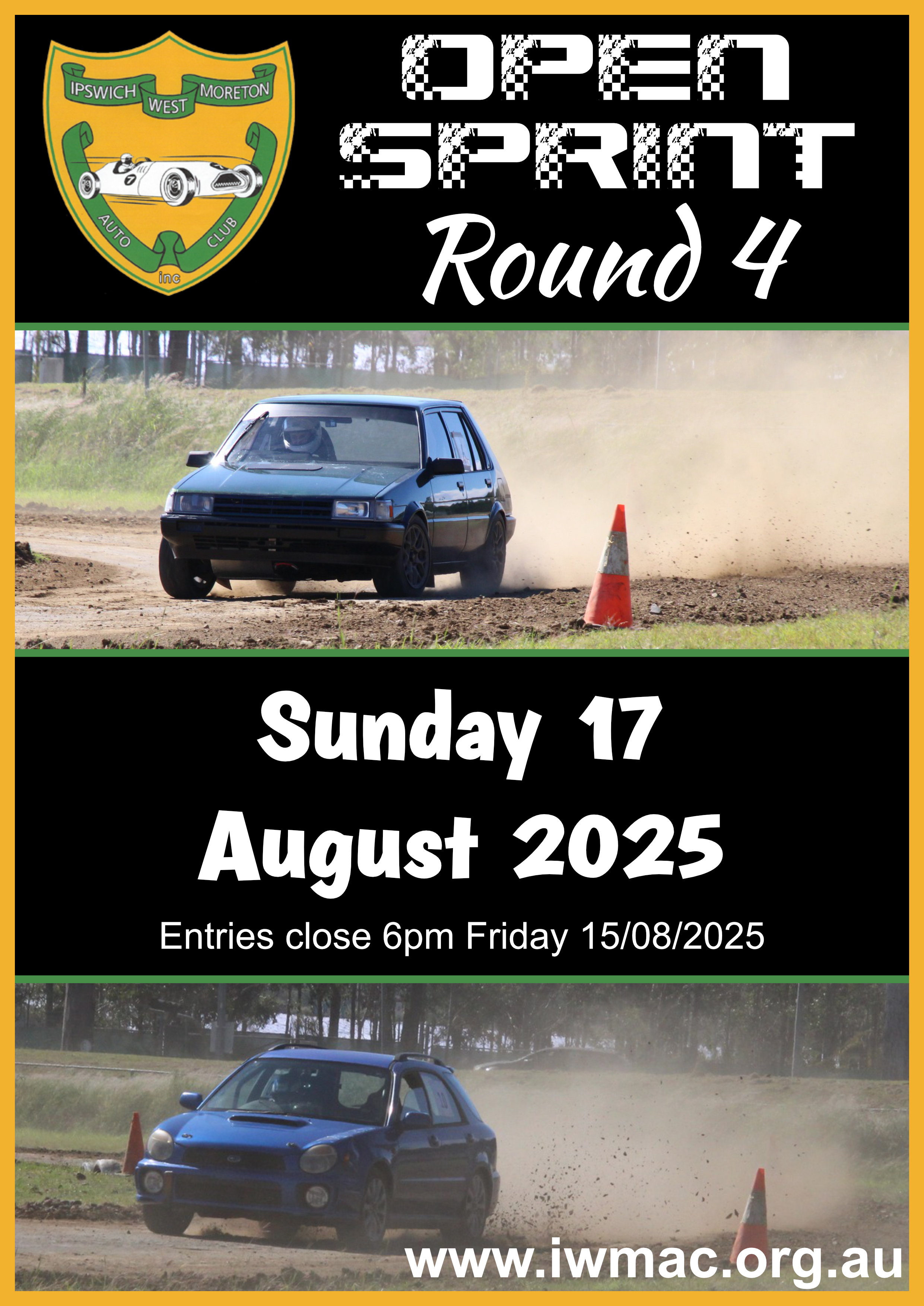 Poster Open Sprint Round 4 Aug 17
