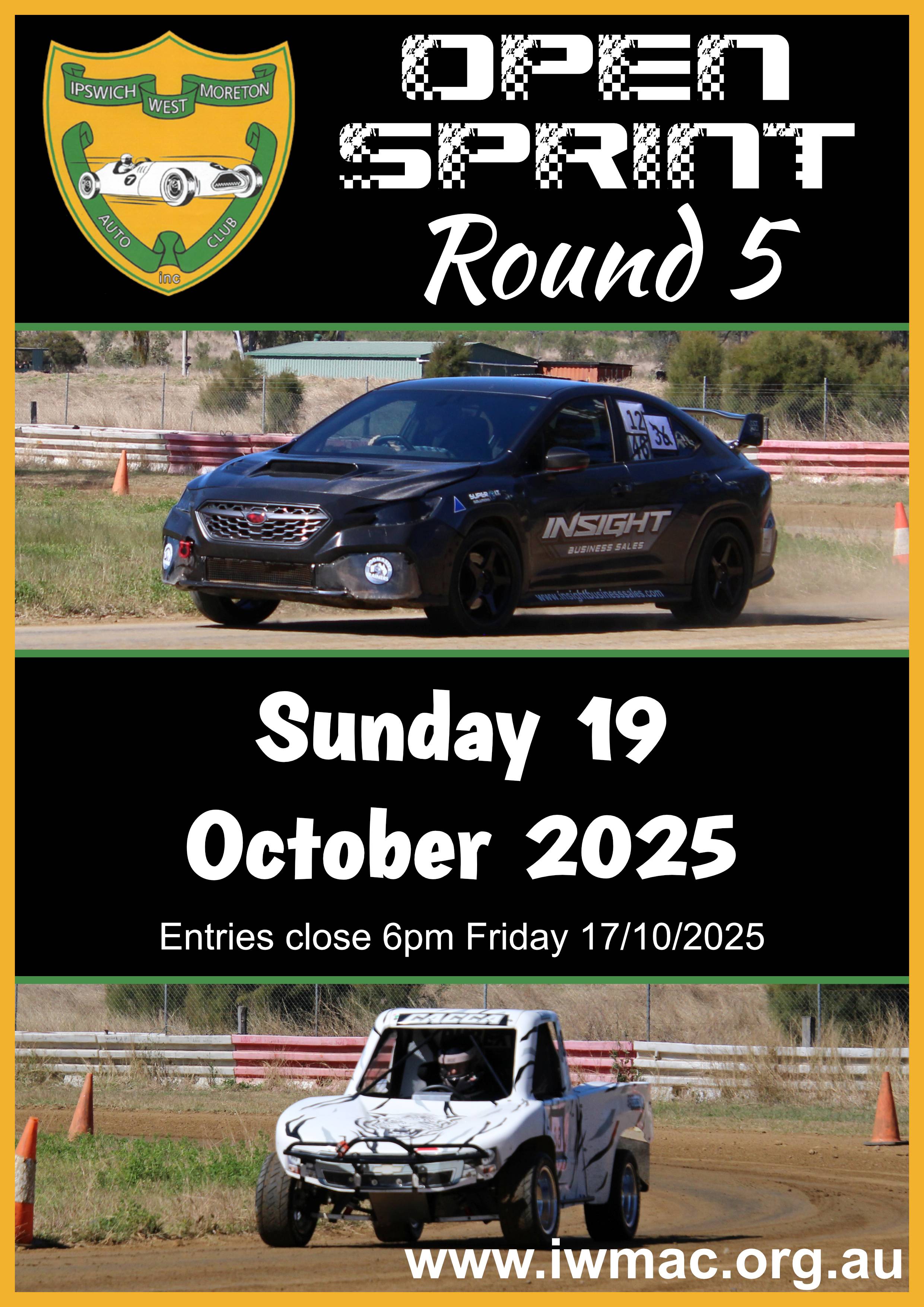 Poster Web Open Sprint Round 5 Oct 2025